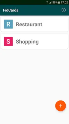 FidCards android App screenshot 1
